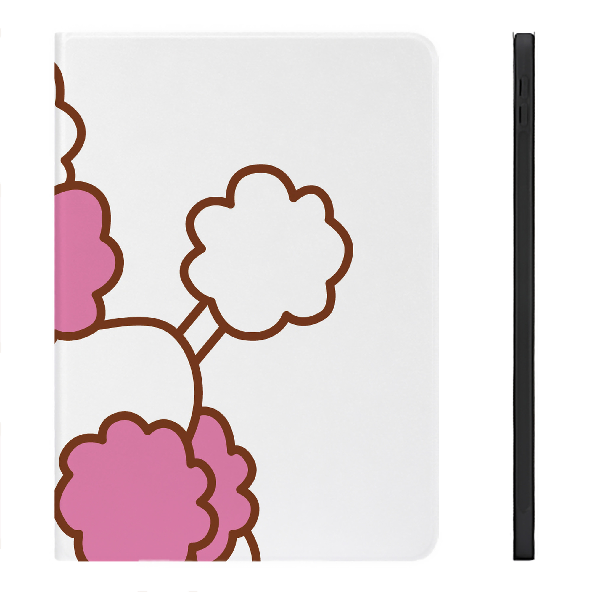 （画像用） Hello Kitty ハローキティ IPadケース ペンホルダー付き ブックスタイルデザイン